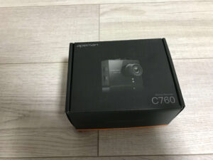 APEMANのC760、ドライブレコーダーの開封