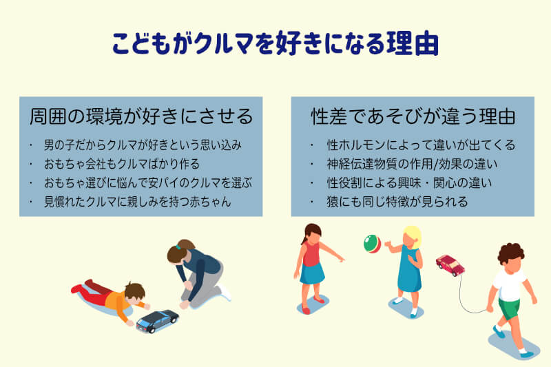 こどもが車を好きにある理由